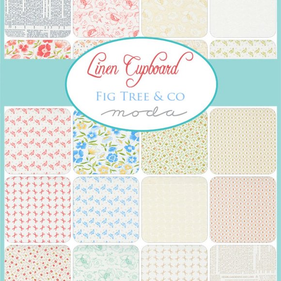 MODA Linen Cupboard by Fig Tree and Co. Jelly Roll 20480JR - Picture 2 of 3